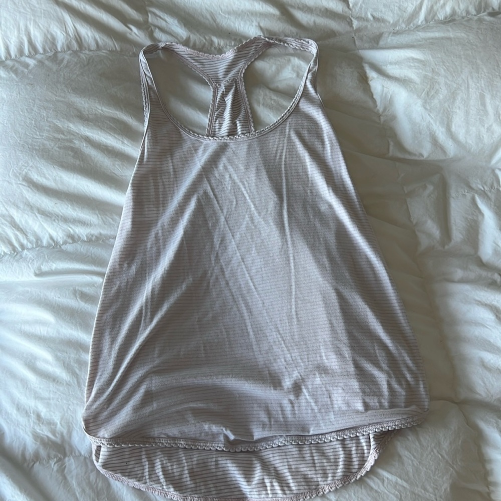Pink Lululemon tank